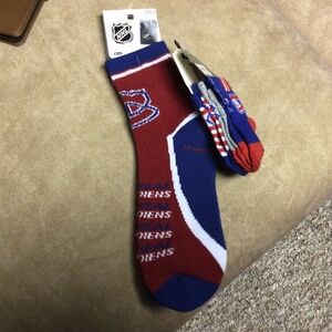 NWT NHL MONTREAL Canadiens socks